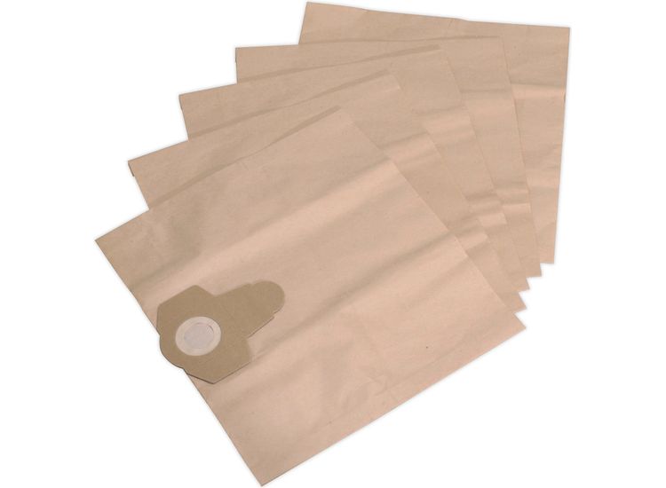 Sealey PC300PB5 Dust Collection Bag for PC300 Series Pack of 5
