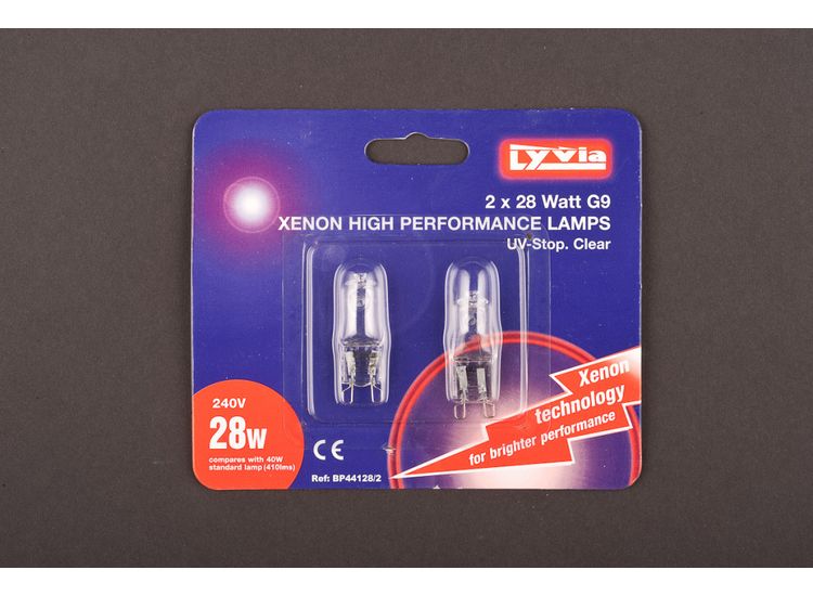 Lyvia BP44128STV Xenon High Performance Lamps G9
