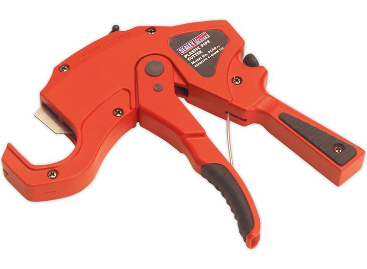 Sealey PC40 Plastic Pipe Cutter &amp;#8709;6-42mm Capacity OD