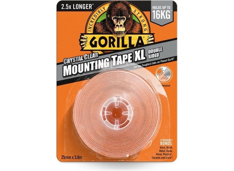 Gorilla 3044121 Mounting Tape Xl Clear