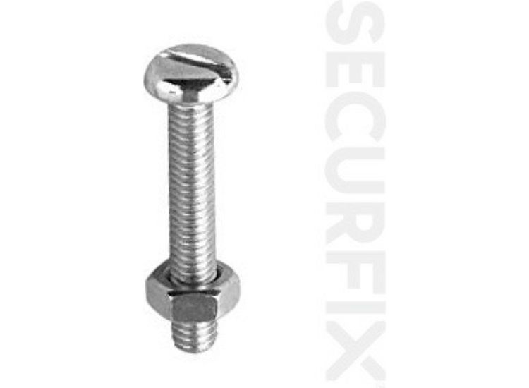 Securfix Trade Pack T10810 Pan Head Mach.Screw Zinc Plated M4X12