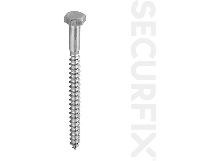 Securfix Trade Pack T11313 Coach Screw DIN571 Zinc Plated M10X150mm