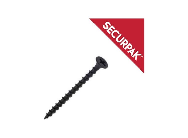 Securpak Drywall Screws Black
