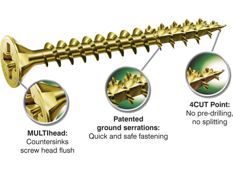 Spax Woodscrews With Yellox Coating