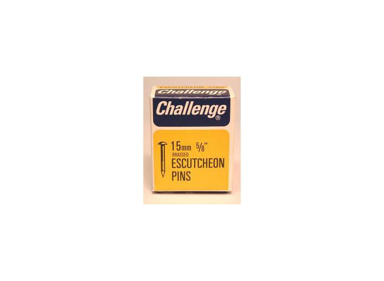 Challenge 11410 Escutcheon Pins - Brass Plated (Box Pack)