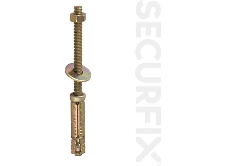 Securfix Trade Pack T11054 Projection Bolt Anchor M8X75mm