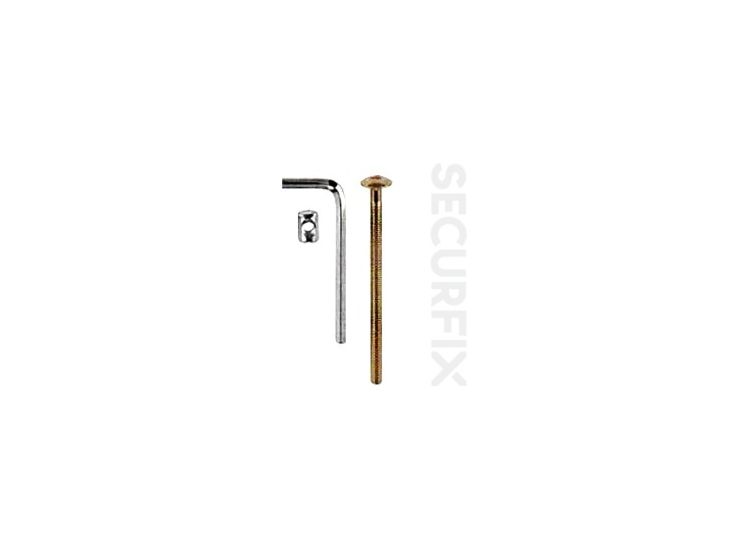 Securfix Trade Pack T11148 Furniture Bolt M6X50mm