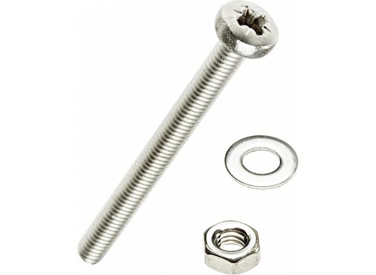 Securit S8407 Machine Screws Nuts Washers, Pack of 10