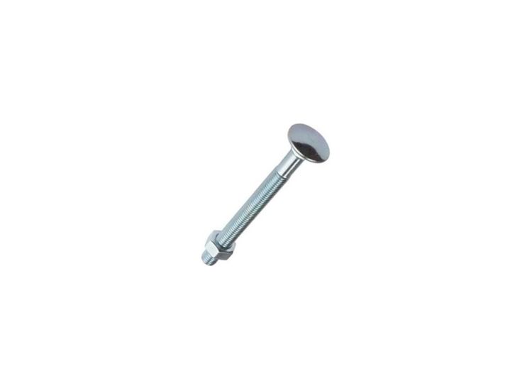Securit S8506 Carriage Bolts Nuts Zp, Pack of 2