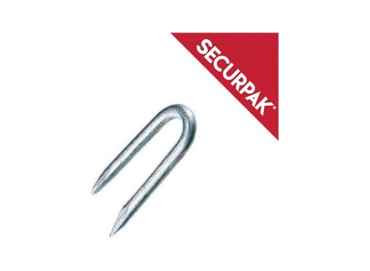 Securpak Zinc Plated Netting Staples
