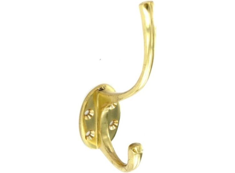 Securit S2565 Brass Hat &amp; Coat Hook