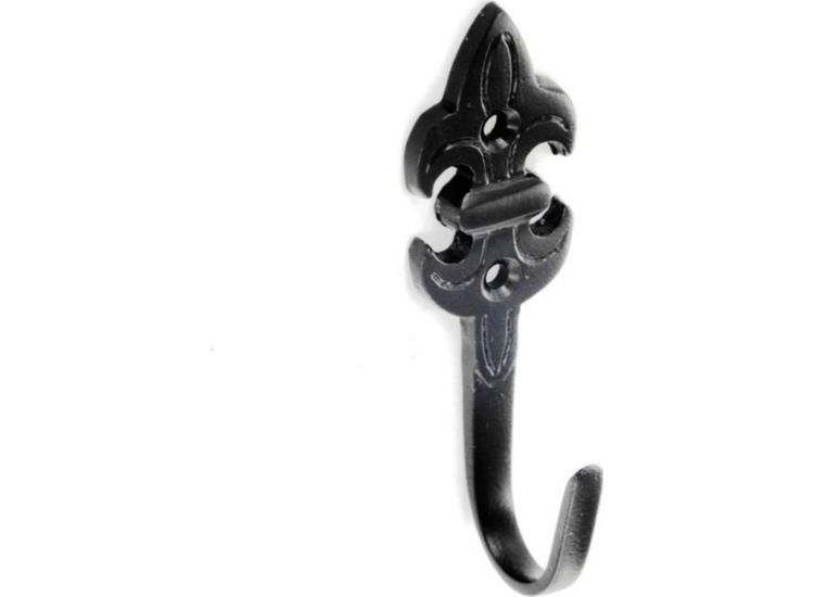 Securit S3378 Antique Fleur-De-Lys Hooks (2)