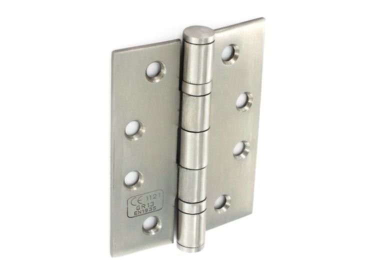 Securit S4296 S/S Bearing Hinges Satin Ce 1pr