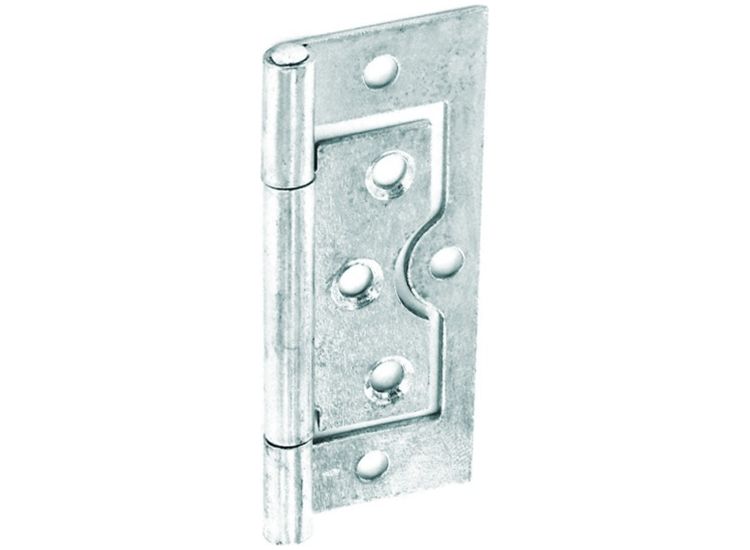 Securit S4407 Flush Hinges Zinc Plated (Pair)