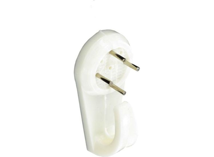 Securit S6209 Hard Wall Picture Hooks White (2)
