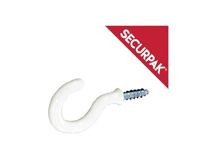 Securpak SP10115 White Cup Hook