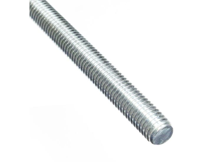 Smiths Ironmongery Zinc Plated Threaded Rod