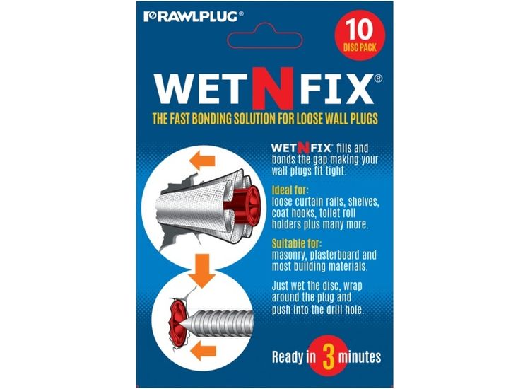 Rawlplug R-WNF/10 Wet N Fix Repair Patch