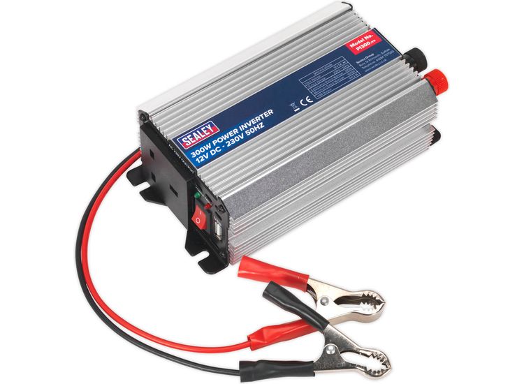 Sealey PI300 Power Inverter 300W 12V DC - 230V 50Hz