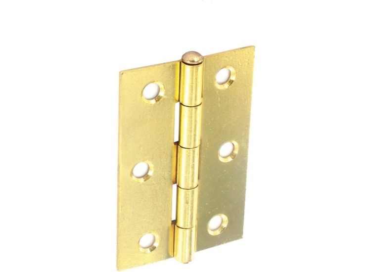 Securit S4318 Loose Pin Butt Hinges Brass Plated (Pair)