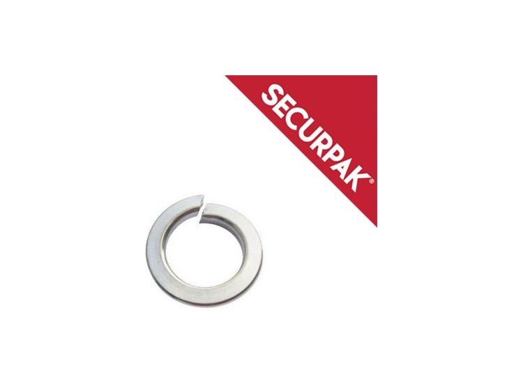 Securpak Zinc Plated Spring Washers