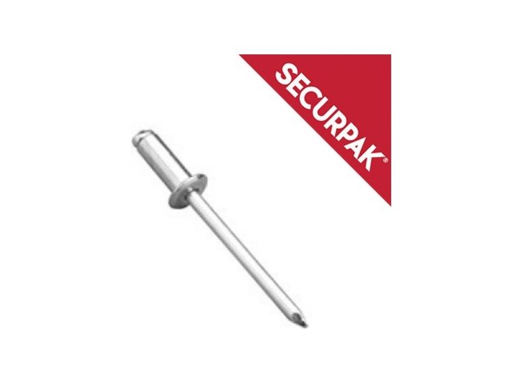 Securpak Domehead Aluminium &amp; Steel Rivets
