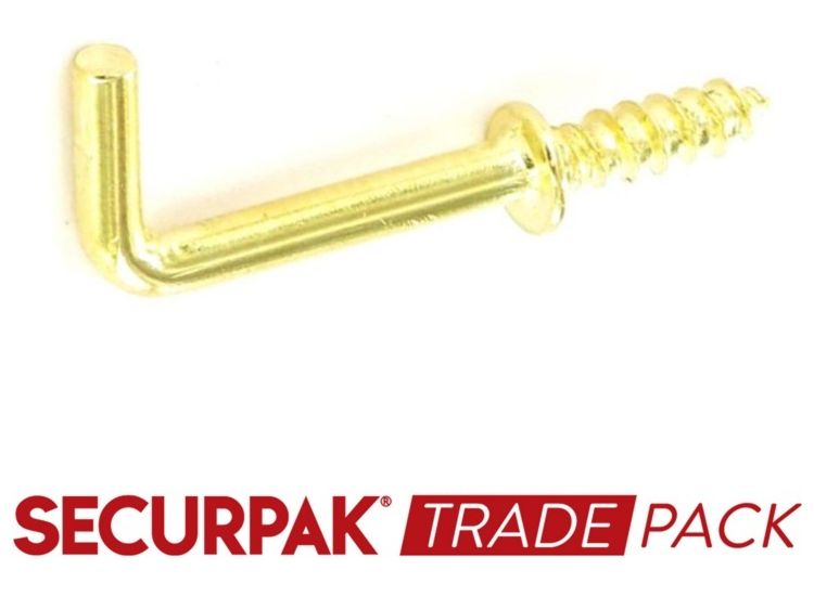 Securpak Trade Pack T10130 Square Hook Shouldered Eb 38mm