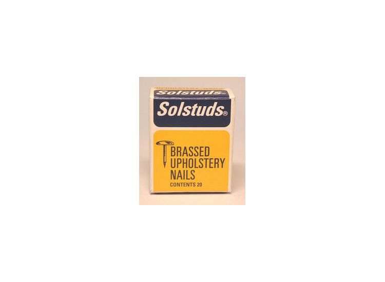 Solstuds 11802 Upholstery Nails - Brassed (Box Pack)