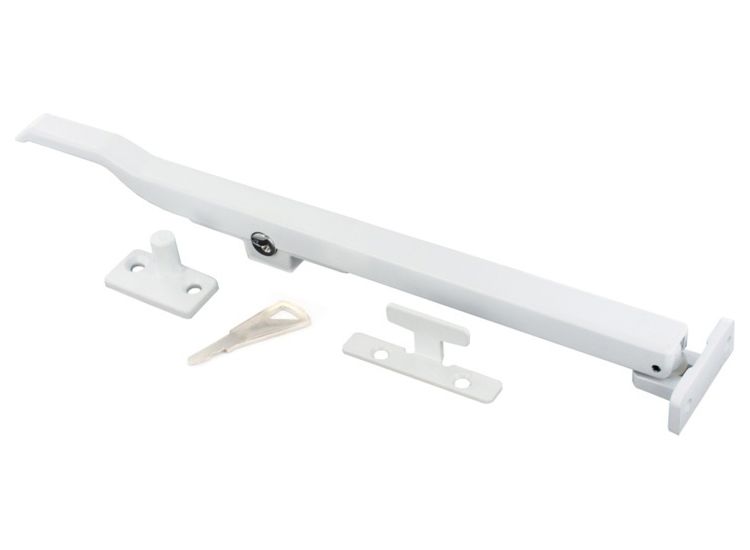 Securit S1071 Locking Casement Stay White