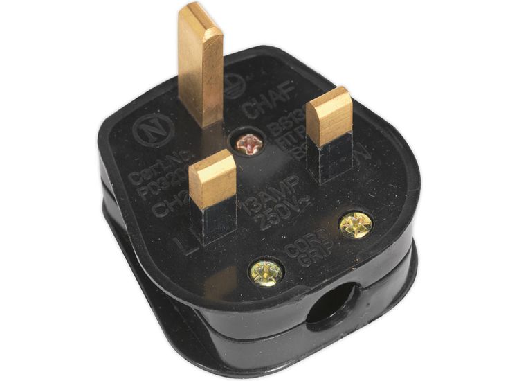 Sealey PL13/320S Resilient Plug 13Amp Heavy-Duty