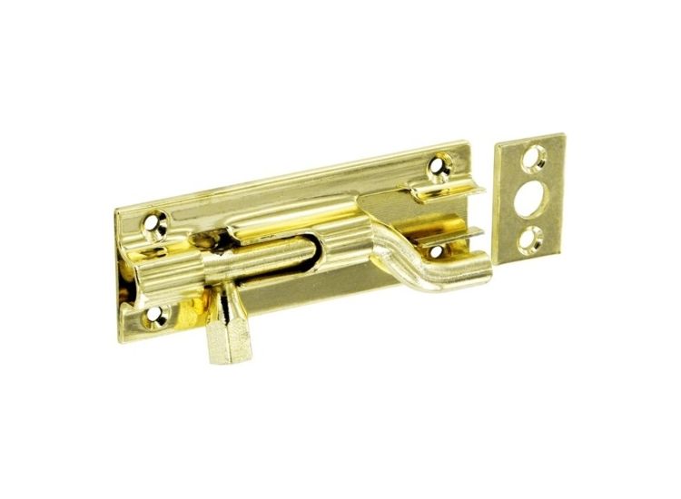 Securit Brass Necked Bolt 1" Wide