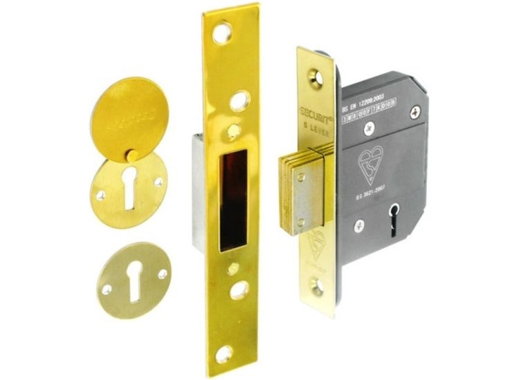 Securit S1794 5 Lever Deadlock BS3621 Brass