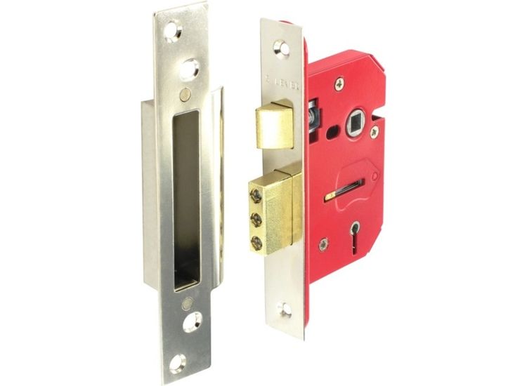 Securit S1802 5 Lever Sash Lock Nickel Plated