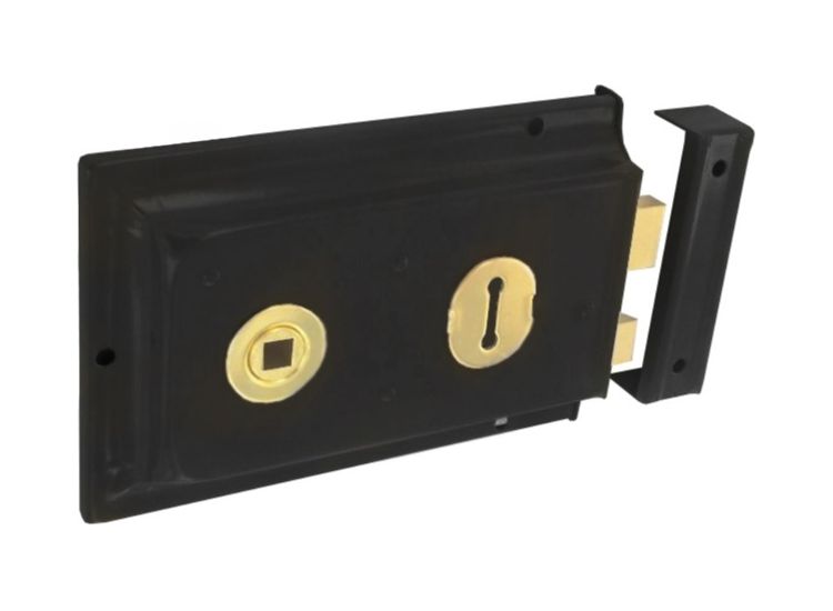 Securit S1841 Black Rim Lock