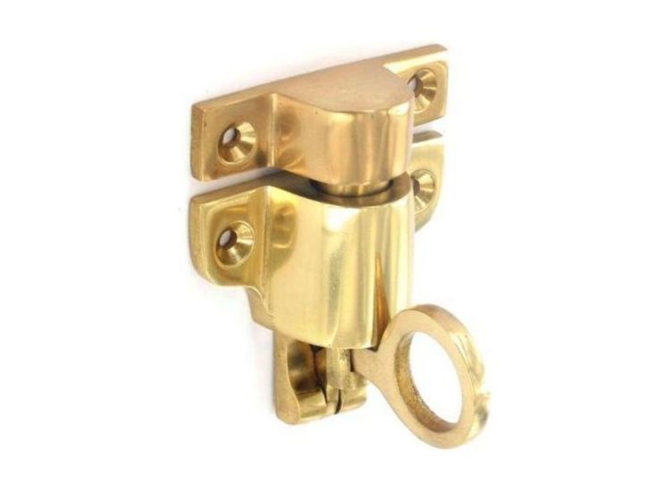 Securit S2588 Brass Fanlight Catch