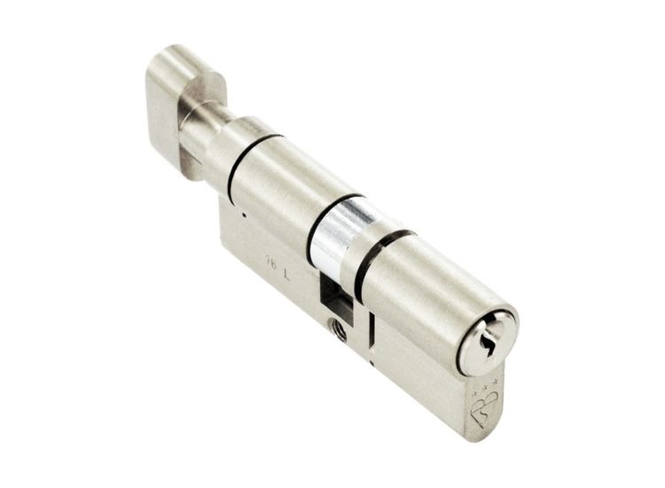 Smiths Locks S1993 BS 3 Star Thumb Nickel Cylinder