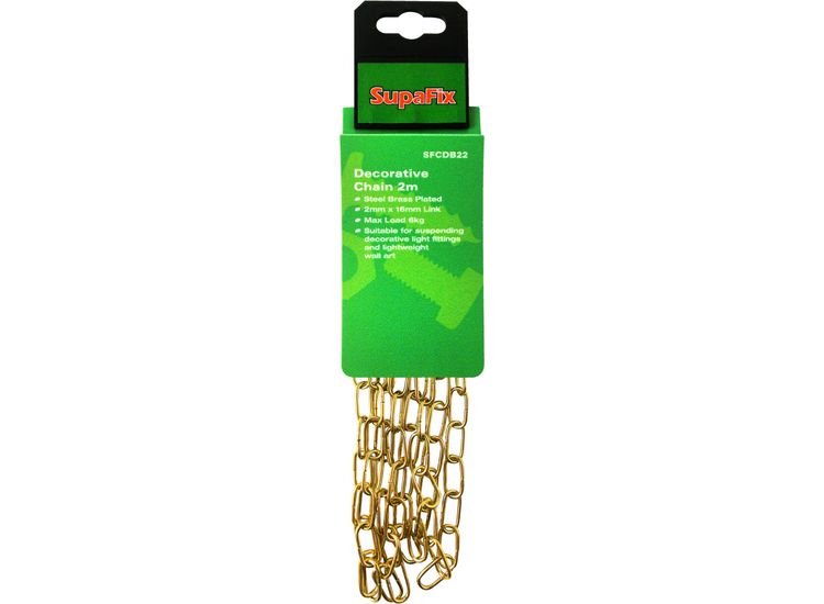 SupaFix SFCDB22 Decorative Chain 2m