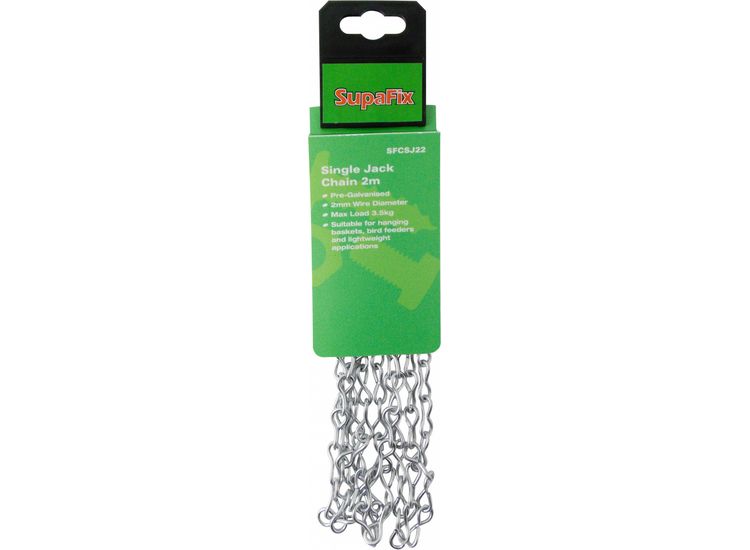 SupaFix SFCSJ22 Single Jack Chain 2m