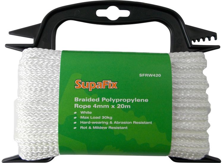 SupaFix SFRW420 Braided Polyporpene Rope 20m