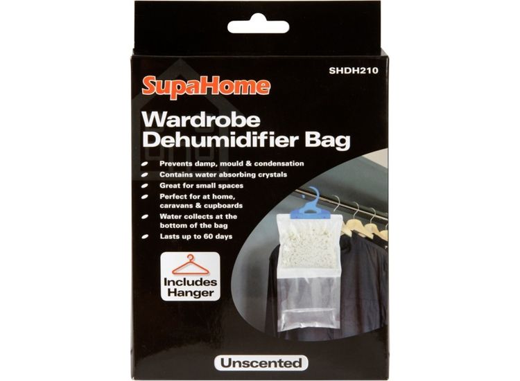SupaHome SHDH210 Wardrobe Dehumidifier Bag