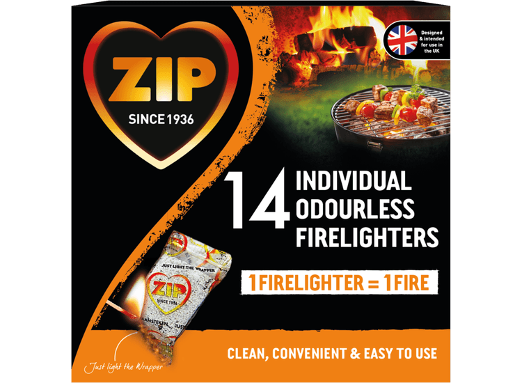 Zip Fast &amp; Clean Wrapped Firelighters