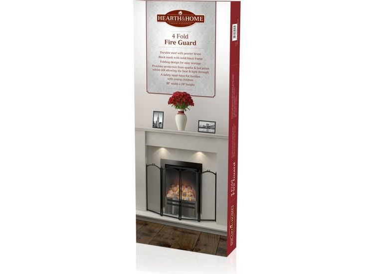 Hearth &amp; Home HH30 Folding Fire Guard Black