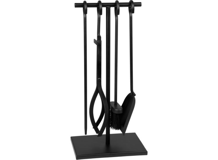 Hearth &amp; Home HH3 Black Companion Set Rectangular Base 5 Piece