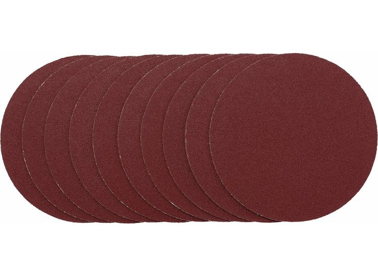 Draper 02695 Sanding Discs, 125mm, Hook &amp; Loop, 120G (Pack of 10)