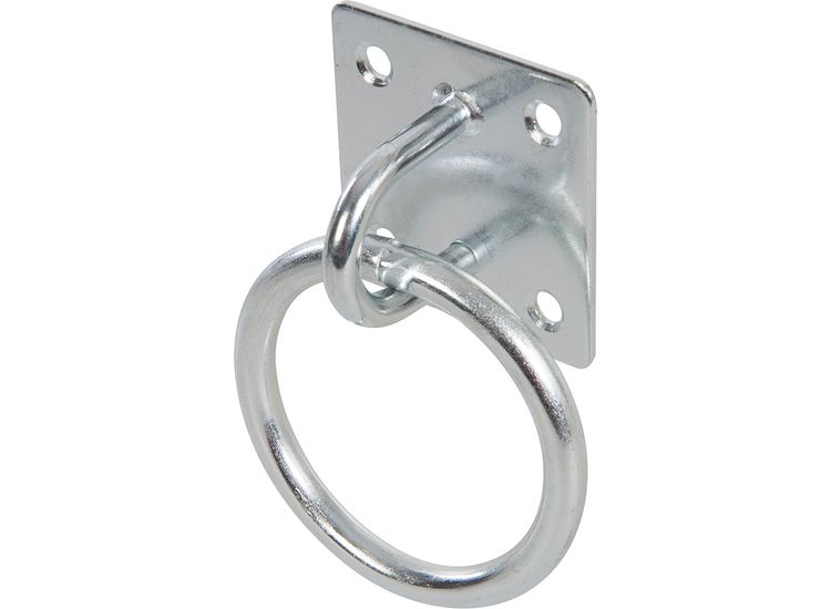 Fixman Chain Plate Electro Galvanised Ring 50mm x 50mm