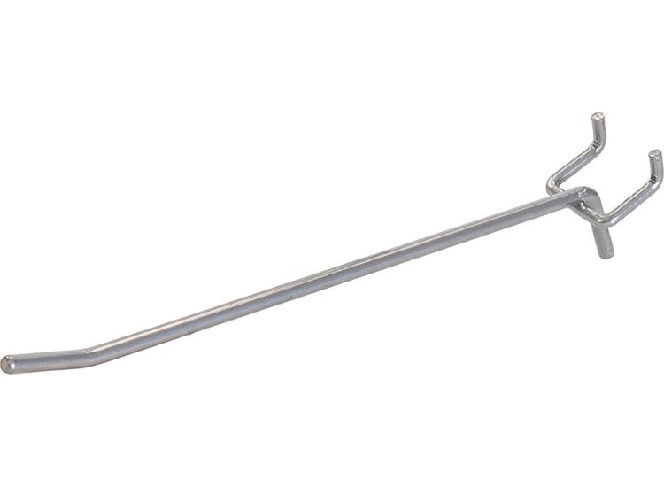 Silverline Single Prong Hook 200mm 20pk Silver