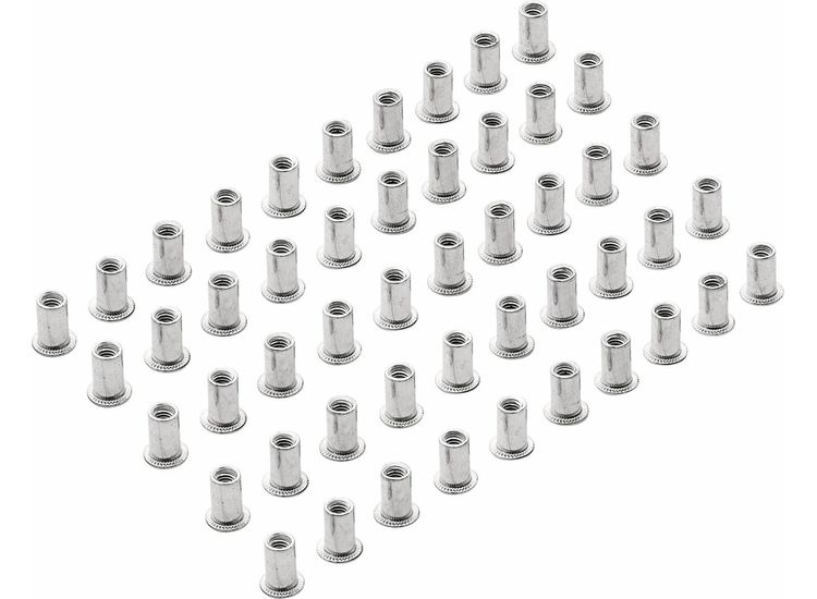 Draper 04051 Zinc Plated Threaded Insert Rivet Nuts, M12 x 1.75 (Pack of 50)