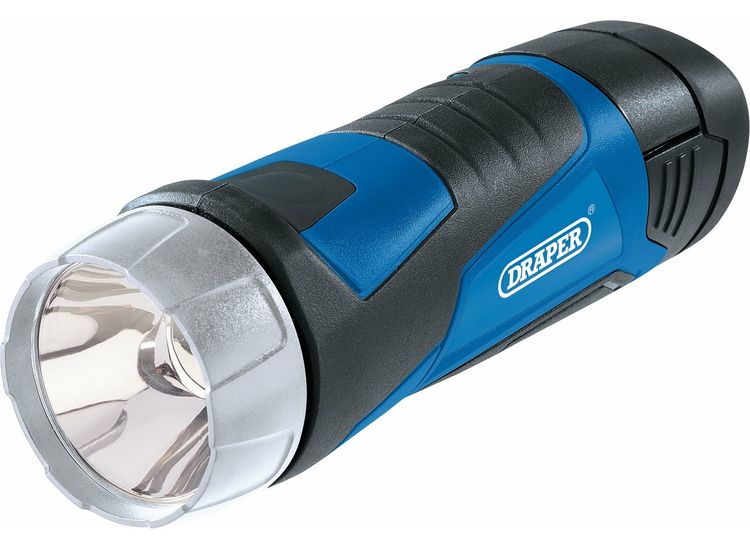 Draper 70299 12V LED Torch, 1W, 90 Lumens (Sold Bare)