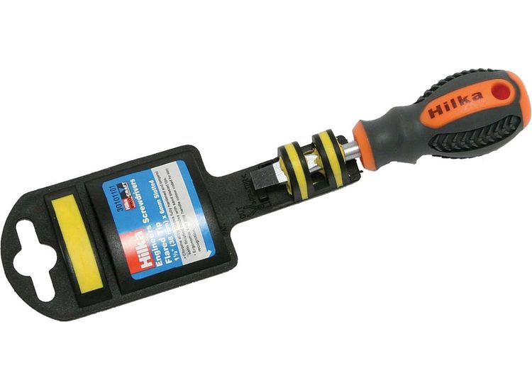 Hilka 1 1/2" x 6mm Screwdriver Flared Tip Slot