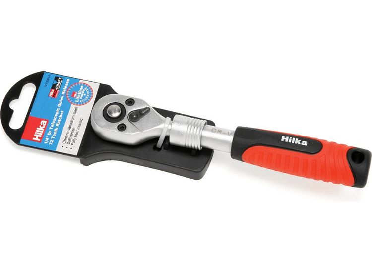 Hilka 1/4" 157 to 207mm Telescopic Ratchet